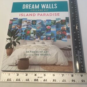 NWOT “Dream Walls Collage Kit, Island Paradise,”
